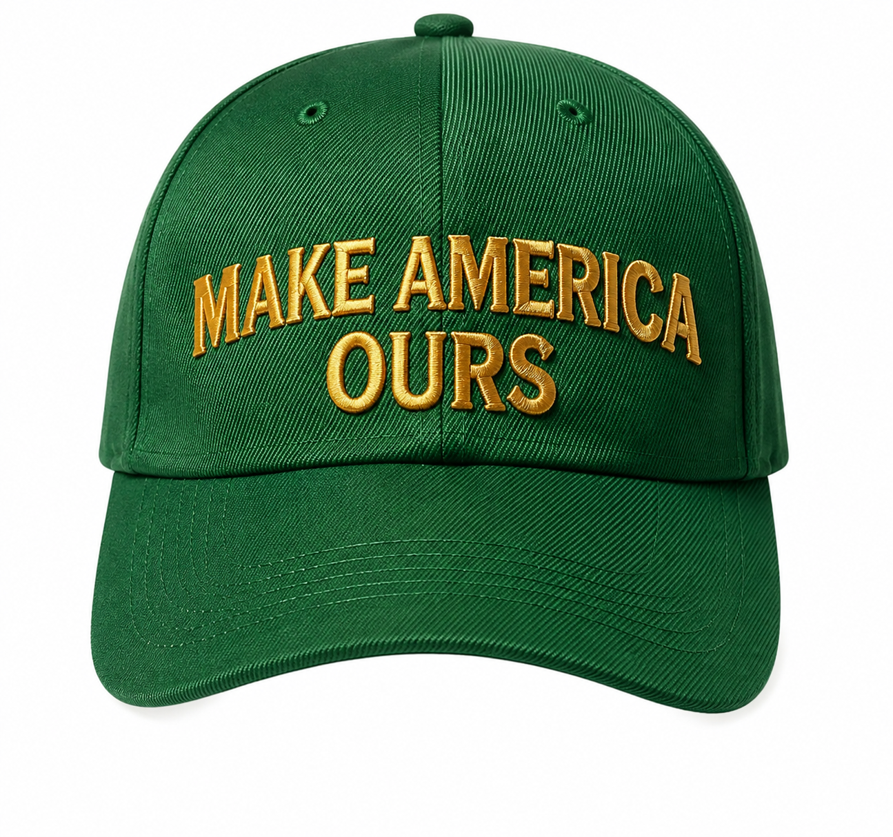 Make America Ours embroidered baseball cap
